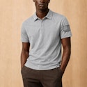 Men's Embroidered Cotton Pique Polo for 2 for $11 + $18 shipping