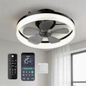 Motctqvd 19.7" Dimmable LED Ceiling Fan with Light and Remote for $35 + free shipping w/ Prime