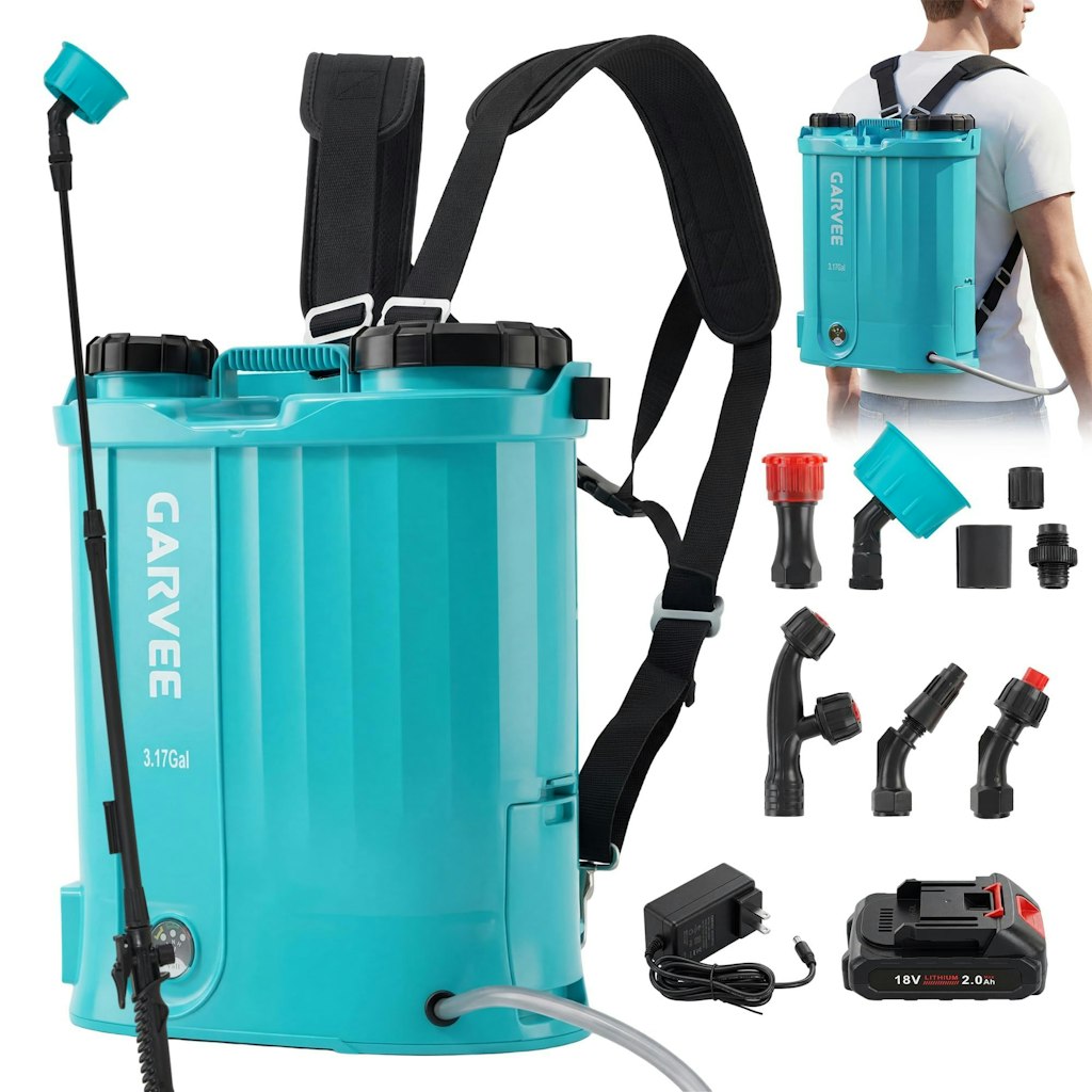 Garvee 3.17-Gallon Battery Powered Backpack Sprayer: $32 Garvee 3.17-Gallon Battery Powered Backpack Sprayer: $32