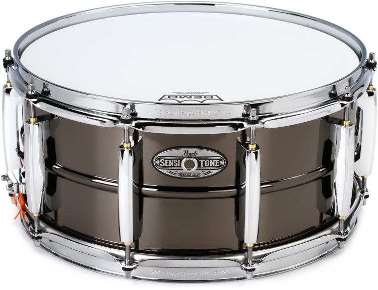 Pearl Sensitone Heritage Alloy 6.5" x 14" Snare Drum: $430