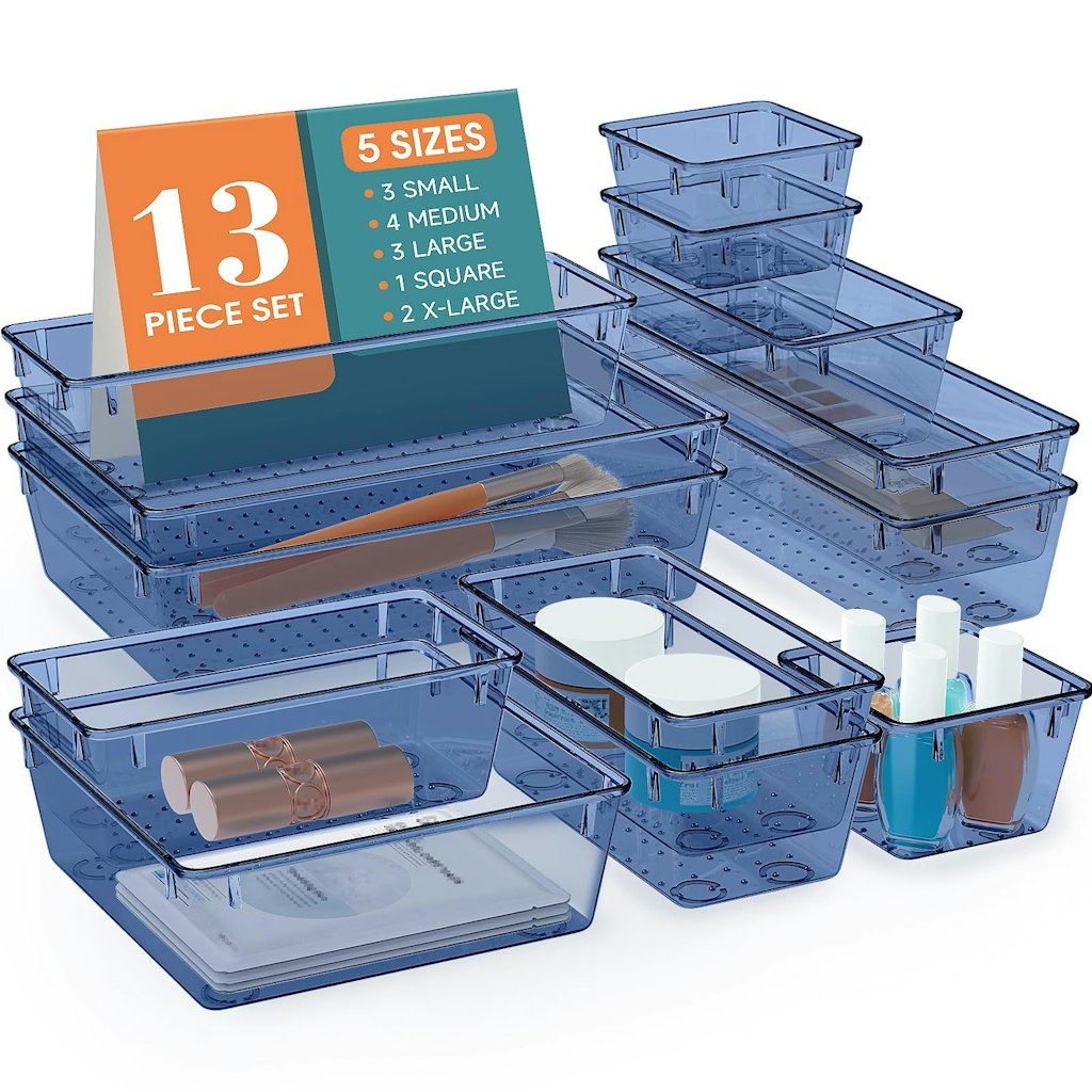 StorMiracle 13-Piece Drawer Organizer Set: $6.49