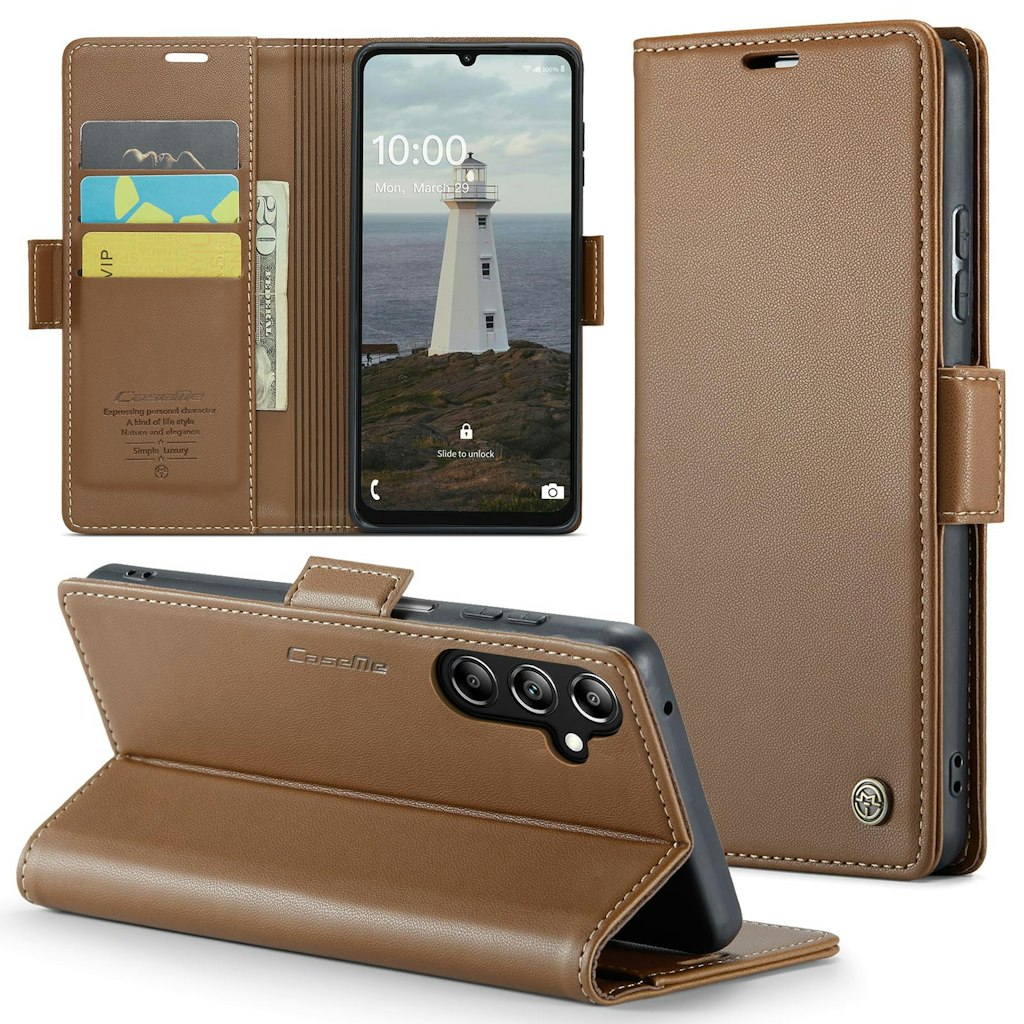 Wallet Case w/ Card Holder & Kickstand for Samsung Galaxy A16: $7.99