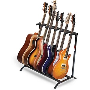 Proline 7-Guitar Folding Stand: $60