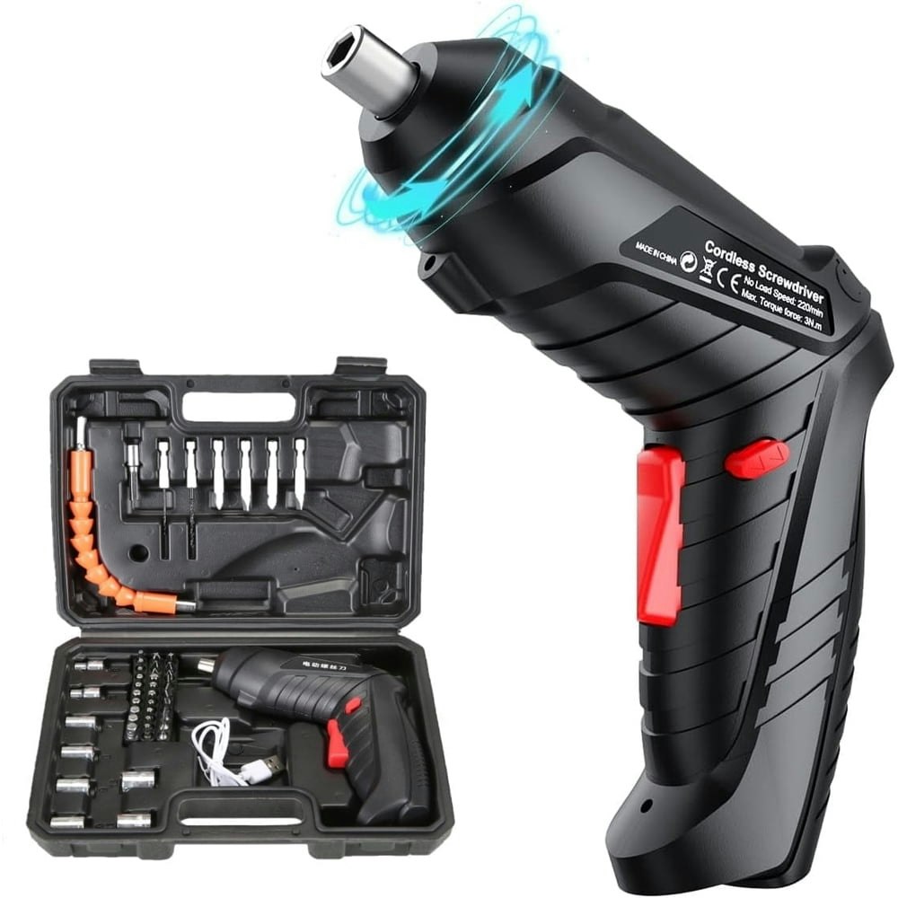 BN-LINK Cordless Electric Screwdriver Set with 45 Accessories: $13.98 BN-LINK Cordless Electric Screwdriver Set with 45 Accessories: $13.98