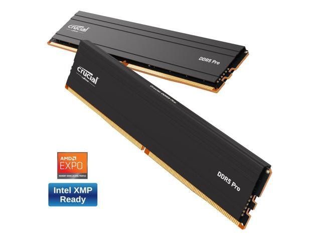 Crucial Pro 32GB 2-Pack DDR5 5600MHz Desktop Memory: $594.99