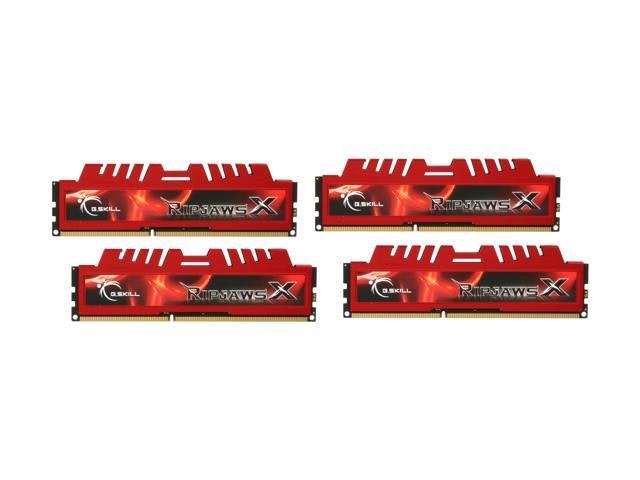 G.Skill Ripjaws X 16GB 4x4GB DDR3 1600 Desktop Memory: $125.97
