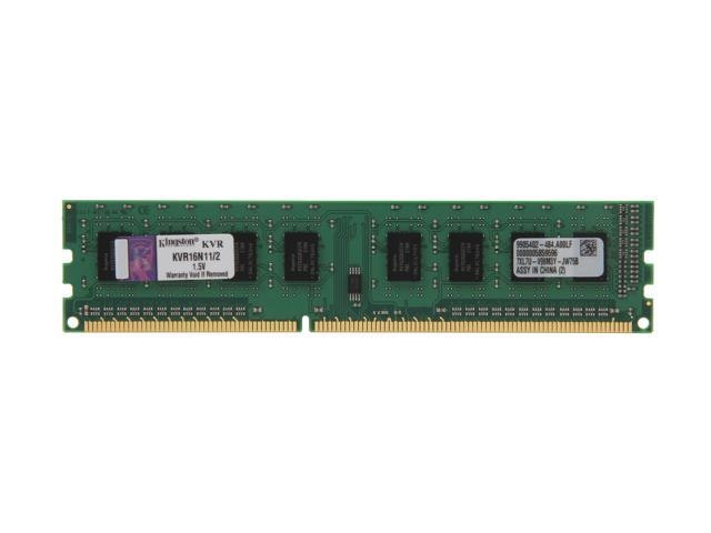 Kingston 2GB DDR3 1600MHz Desktop Memory: $29