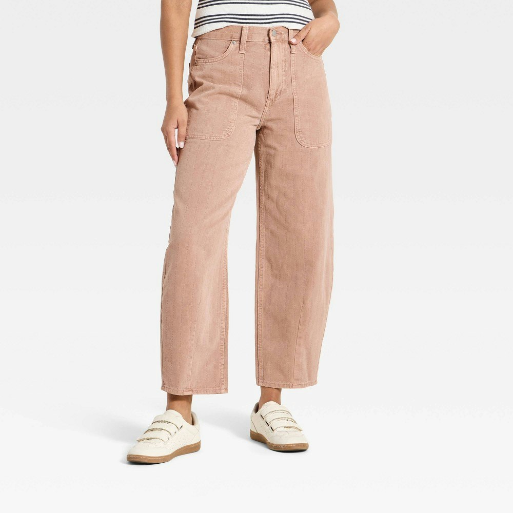 Universal Thread Women's High-Rise Barrel Leg Jeans Size 8: $40 Universal Thread Women's High-Rise Barrel Leg Jeans Size 8: $40