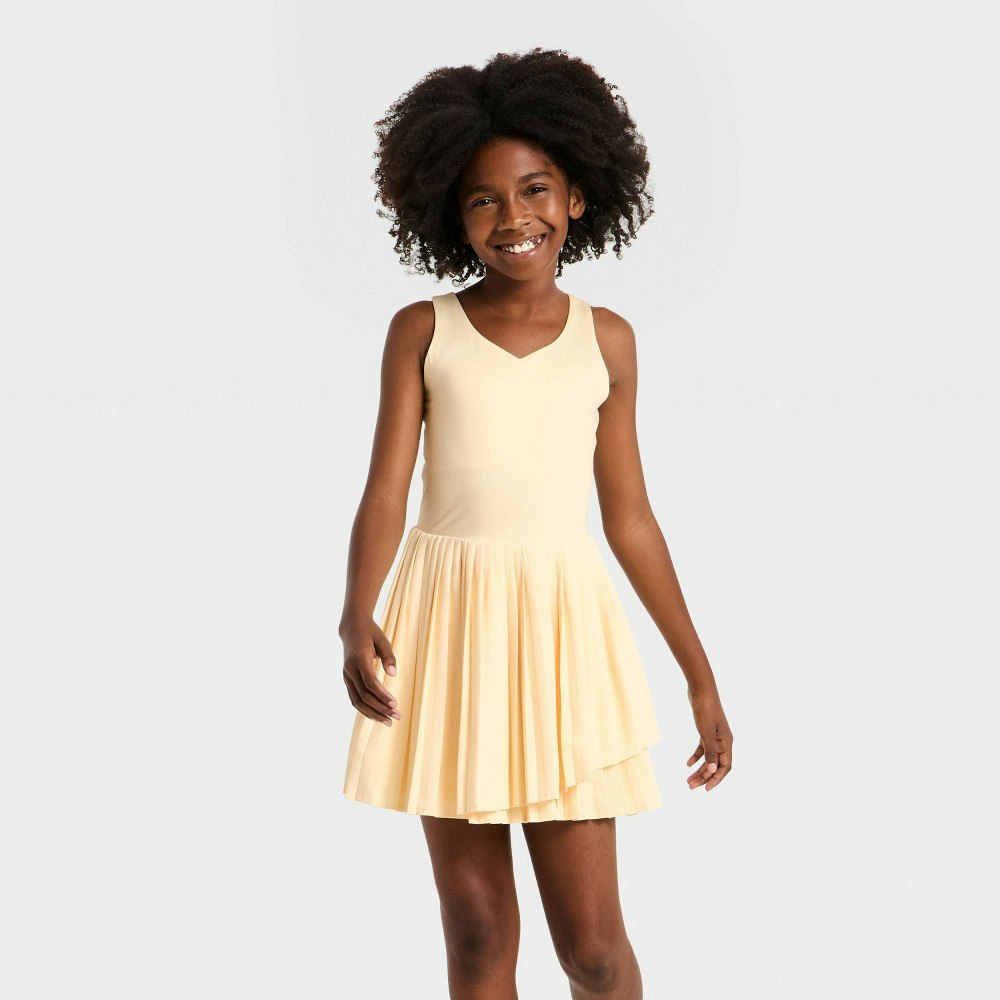 Girls' Pleated Active Athletic Dress: $25