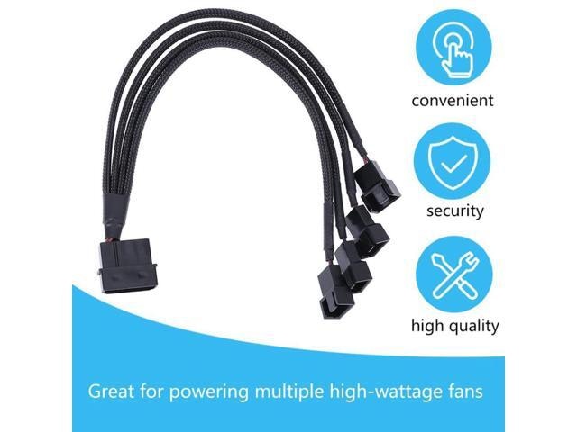 Molex to 4-Port 3-Pin/4-Pin Cooling Fan Adapter Cable: $10.99 Molex to 4-Port 3-Pin/4-Pin Cooling Fan Adapter Cable: $10.99