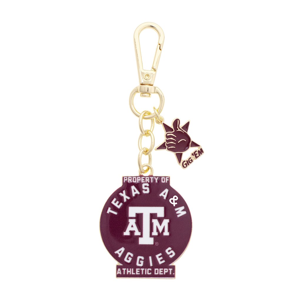 Texas A&M Aggies Canvas Bag Charm: $38 Texas A&M Aggies Canvas Bag Charm: $38