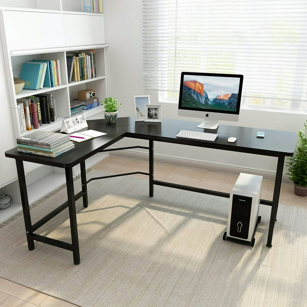 Ktaxon 66-Inch L-Shaped Computer Desk: $59.99 Ktaxon 66-Inch L-Shaped Computer Desk: $59.99