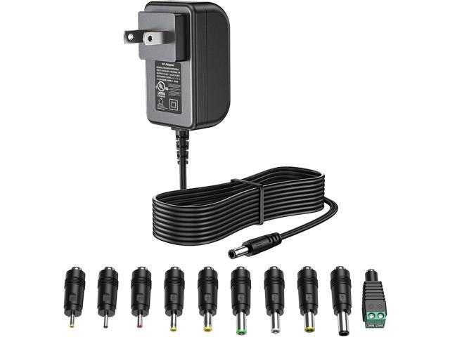 15V 2A AC to DC Power Supply Adapter with 10 Connectors: $27.28