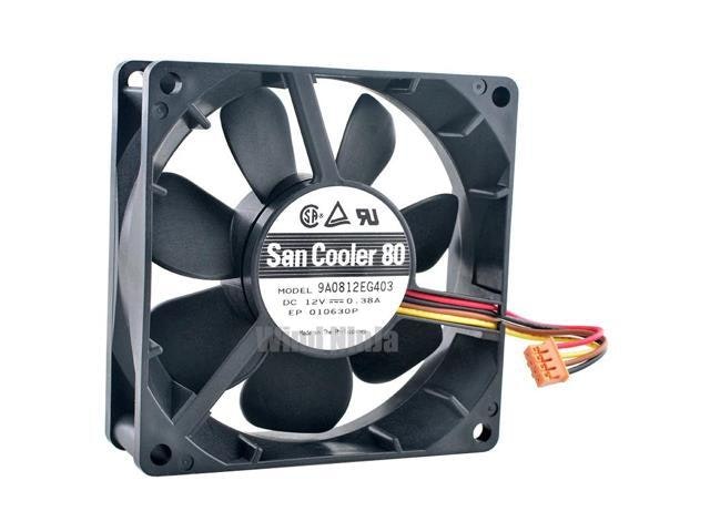 Sanyo Denki 80mm 12V 4-Pin Ball Bearing Cooling Fan: $29.80 Sanyo Denki 80mm 12V 4-Pin Ball Bearing Cooling Fan: $29.80