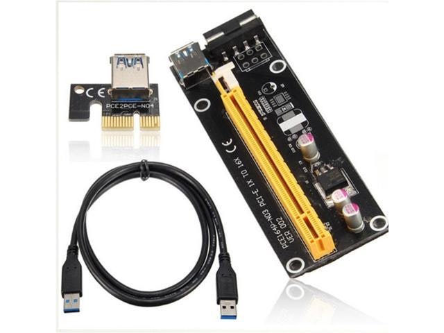 PCI-E 1X to 16X Riser Card 60cm: $16.99 PCI-E 1X to 16X Riser Card 60cm: $16.99
