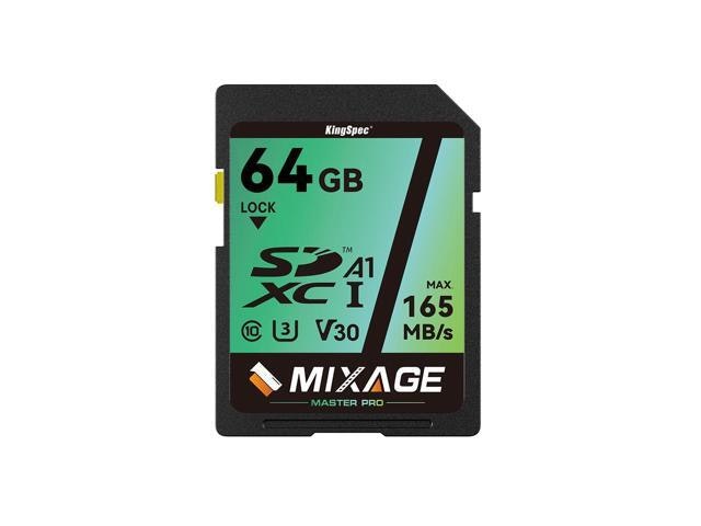 KingSpec 64GB UHS-I U3 V30 SDXC Memory Card: $26.99