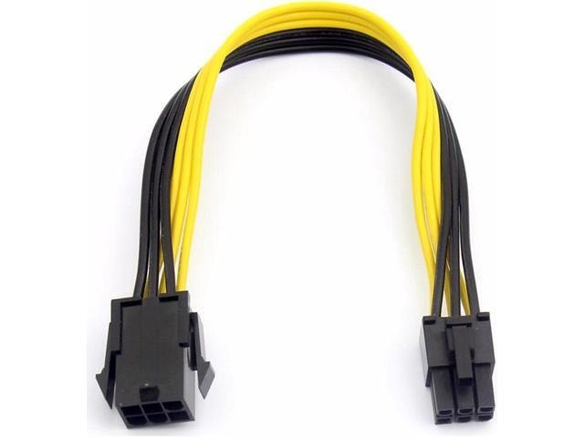 12-inch PCIe 6-pin Male to Female Power Extension Cable: $10.89 12-inch PCIe 6-pin Male to Female Power Extension Cable: $10.89