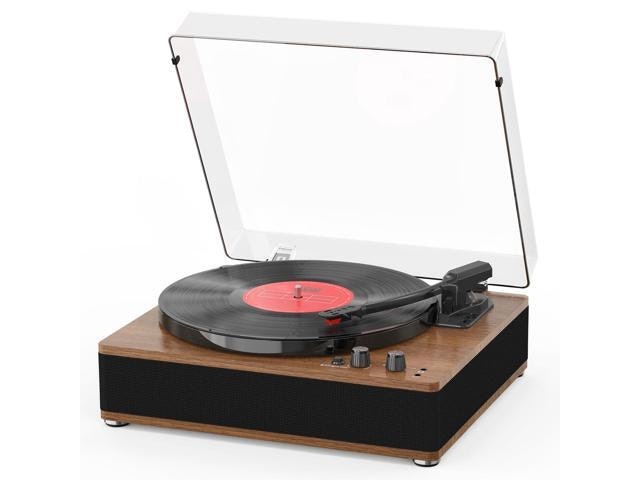 Vintage 3-Speed Bluetooth Vinyl Record Player: $134.99 Vintage 3-Speed Bluetooth Vinyl Record Player: $134.99