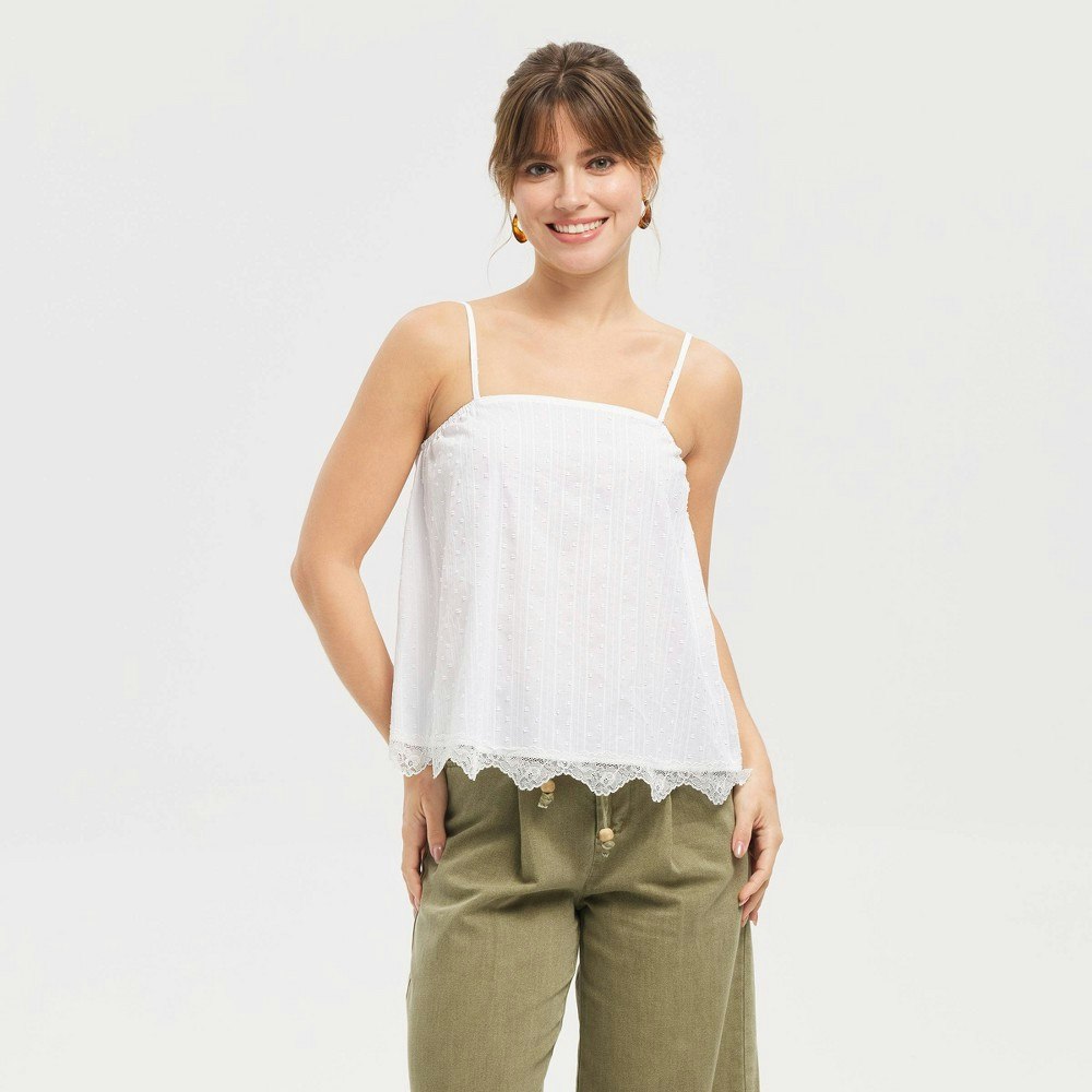 Universal Thread Women's Lace Trim Cami: $26 Universal Thread Women's Lace Trim Cami: $26