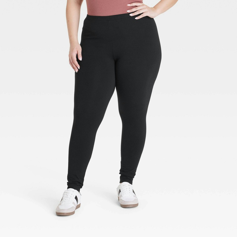 Ava & Viv Women's High-Waisted Slim Fit Leggings: $17