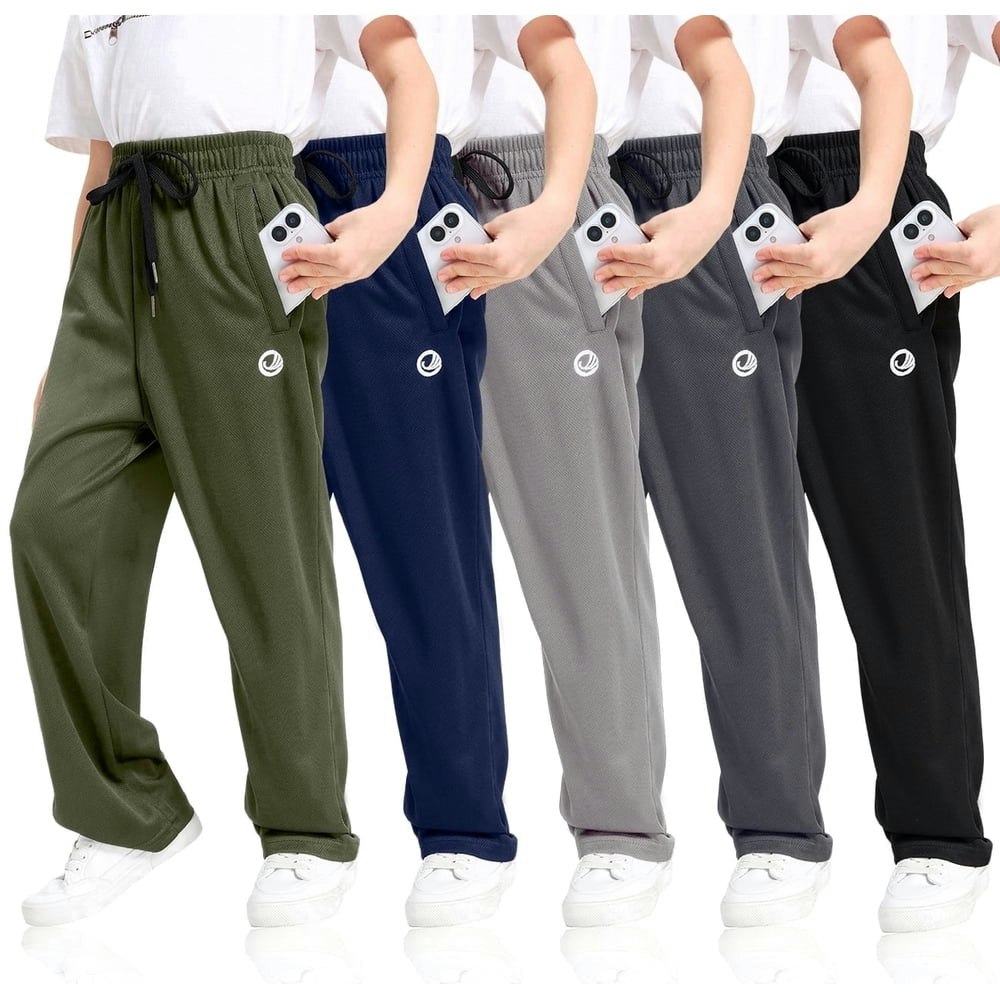 Boys' Athletic Joggers with Zip Pockets 5-Pack: $42.09 Boys' Athletic Joggers with Zip Pockets 5-Pack: $42.09