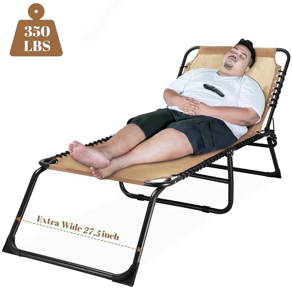 Outdoor Folding Chaise Lounge 27.5-inch XL Sunbathing Recliner: $70.19 Outdoor Folding Chaise Lounge 27.5-inch XL Sunbathing Recliner: $70.19