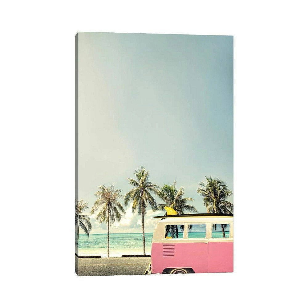 iCanvas 26"x18" Surf Bus Pink Wall Canvas: $58.99 iCanvas 26"x18" Surf Bus Pink Wall Canvas: $58.99