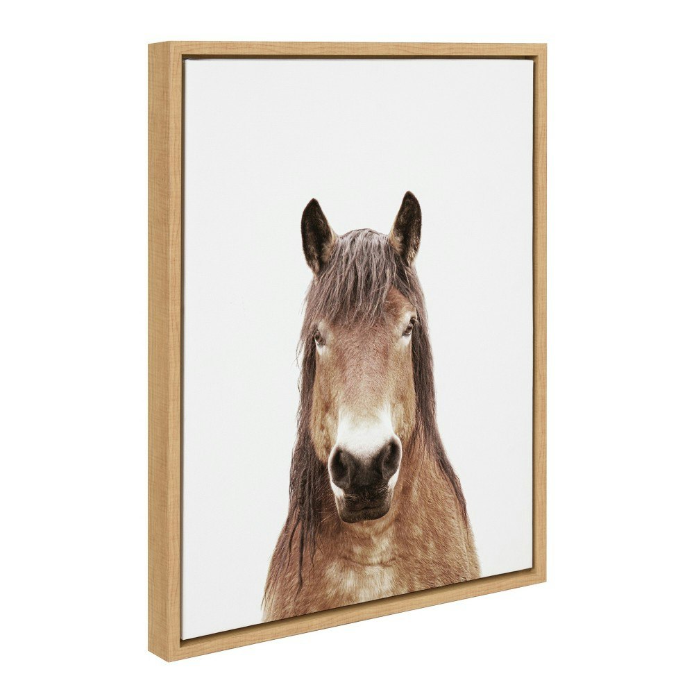 18" x 24" Sylvie Meadow Horse Portrait Framed Canvas Wall Art: $59.99 18" x 24" Sylvie Meadow Horse Portrait Framed Canvas Wall Art: $59.99