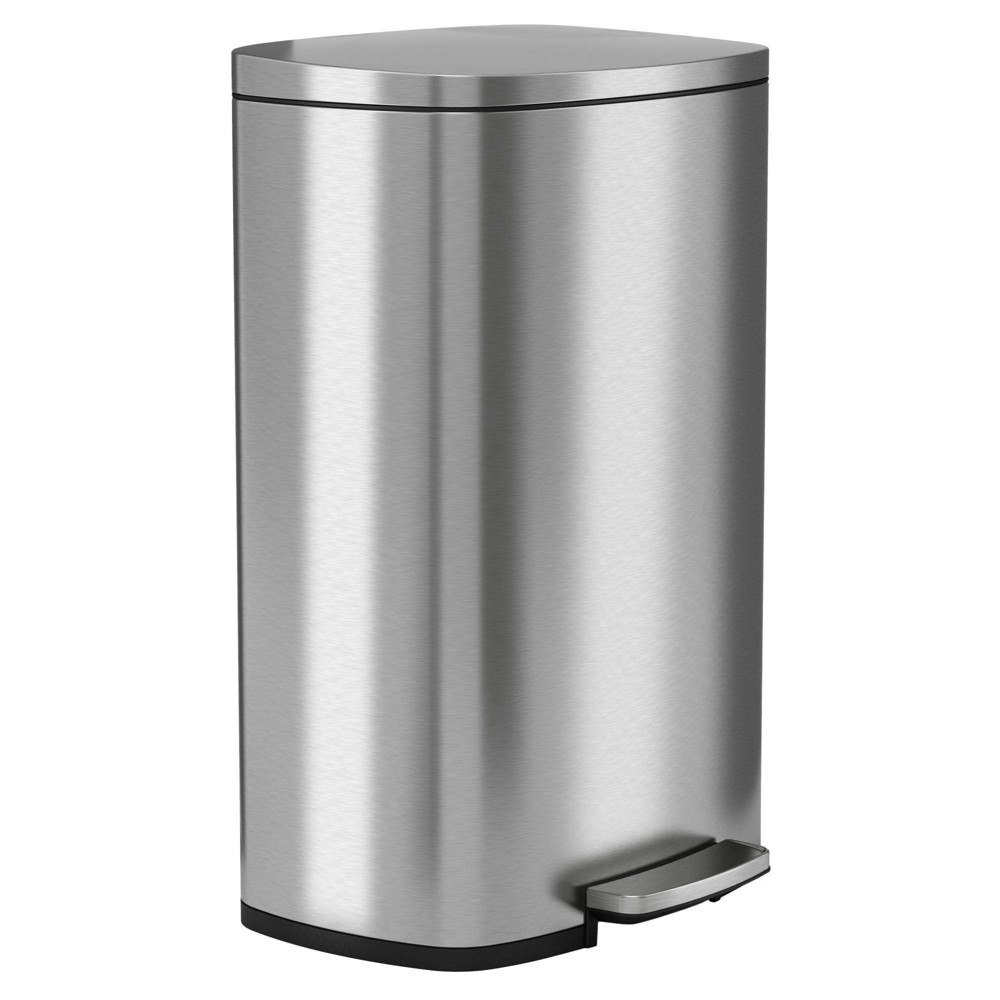 Halo 13-Gallon SoftStep Stainless Steel Trash Can: $189.99