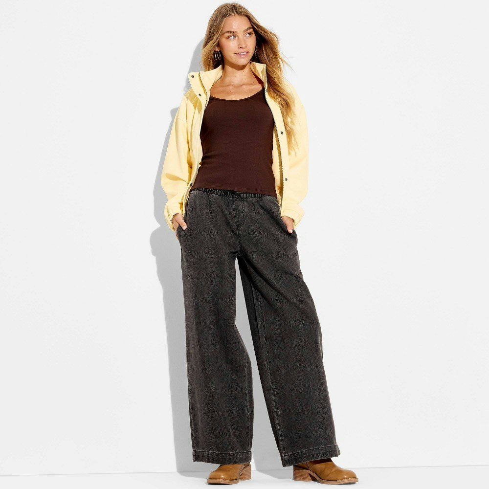 Wild Fable Women's Mid-Rise Baggy Pull-On Jeans: $35