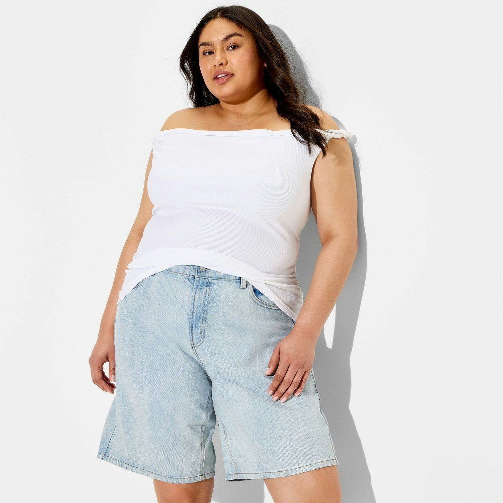 Wild Fable Women's Ribbed Twist Tank Top 1X: $15
