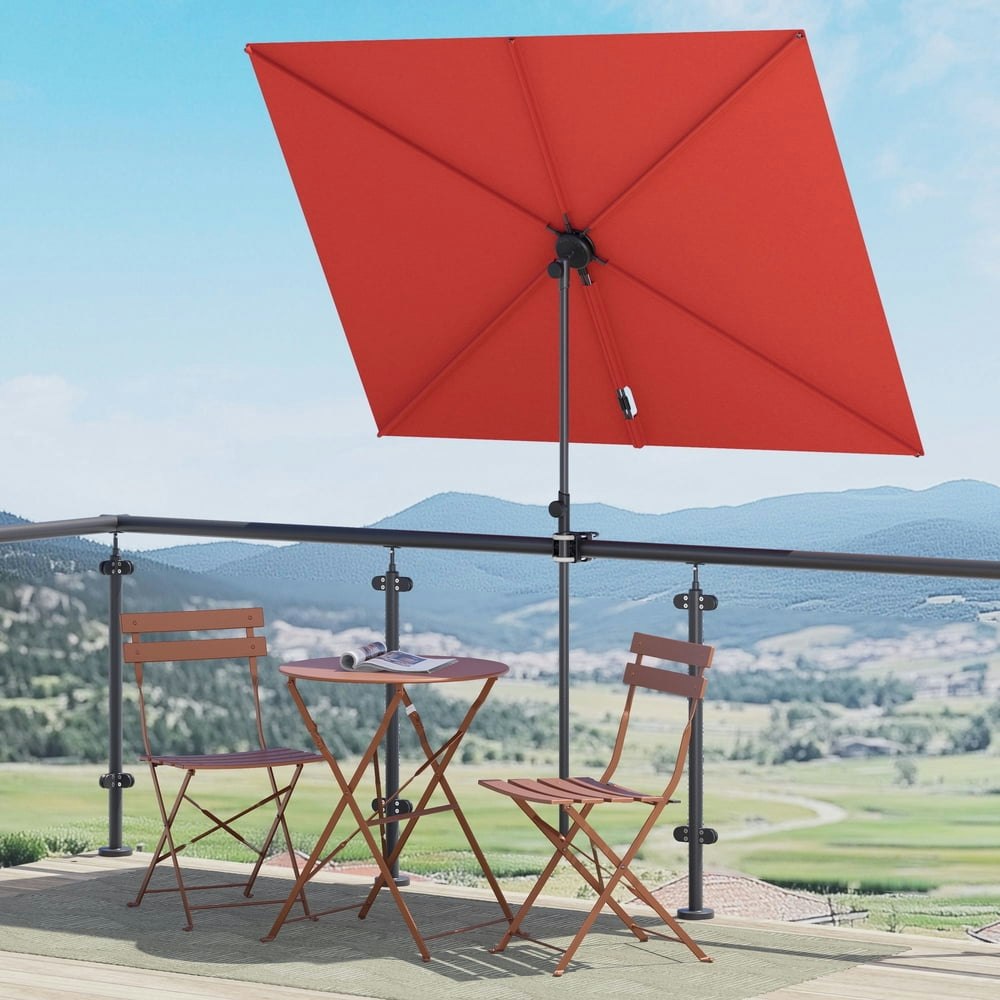 Grandpatio 6x4-Foot Rectangular Balcony Umbrella: $63.50