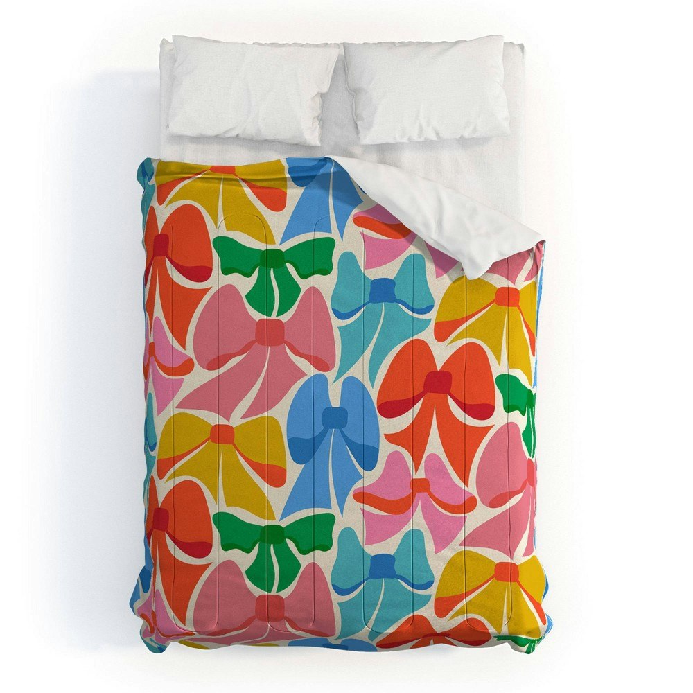 Deny Designs Queen Retro Rainbows Comforter and Sham 3-Piece Set: $239.99 Deny Designs Queen Retro Rainbows Comforter and Sham 3-Piece Set: $239.99