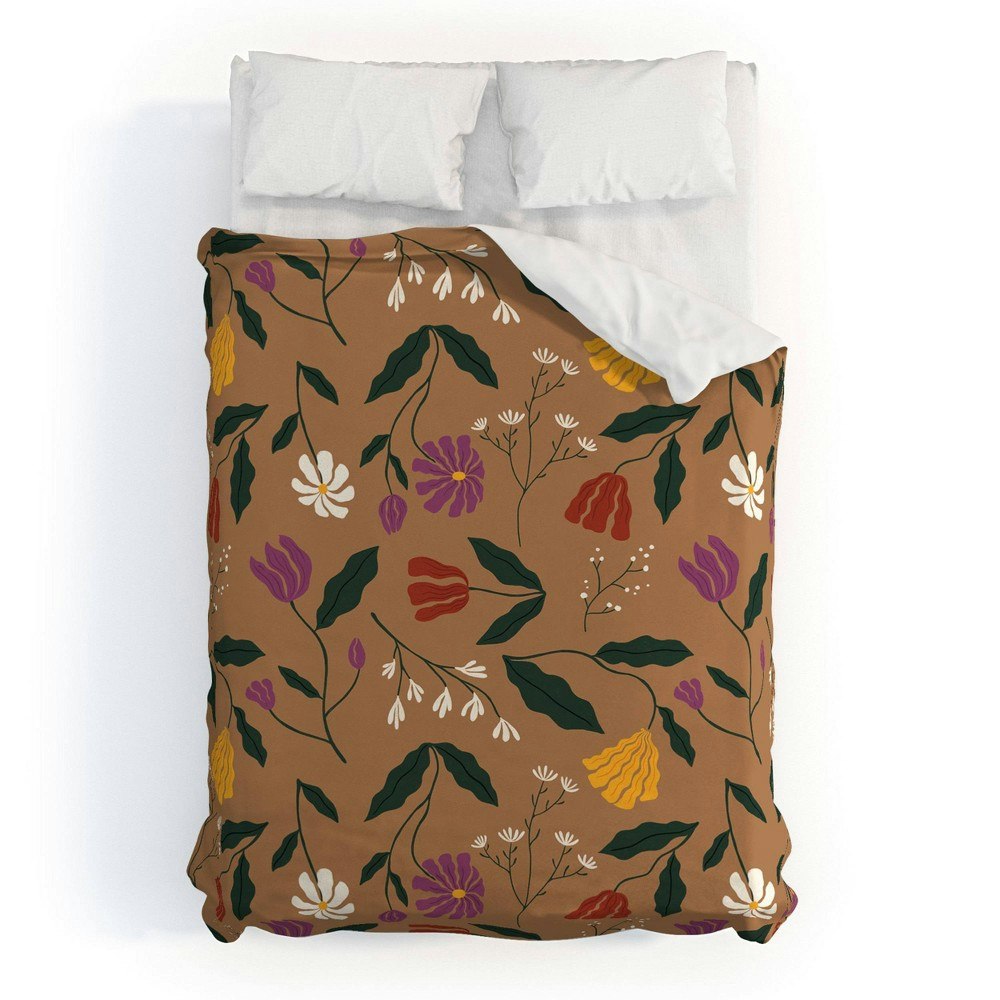 Deny Designs Haleyum Pressed Flower Duvet Cover Set: $159.99 Deny Designs Haleyum Pressed Flower Duvet Cover Set: $159.99