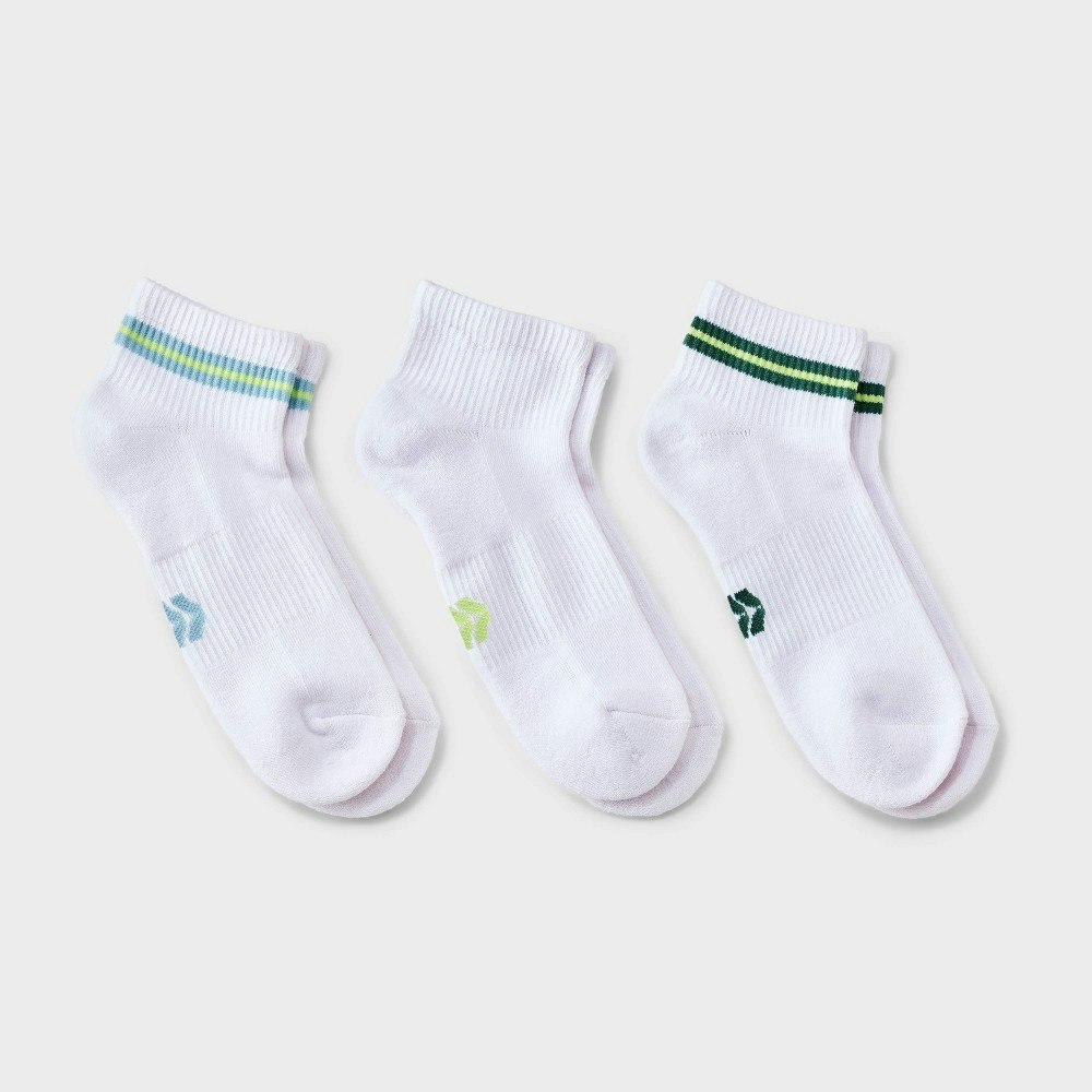 All In Motion Women's Striped Ankle Athletic Socks: $12 All In Motion Women's Striped Ankle Athletic Socks: $12