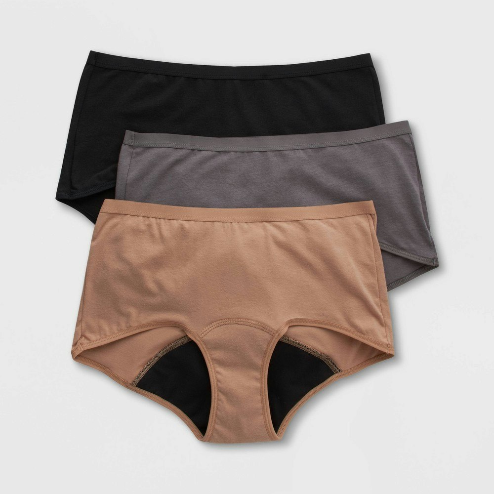 Hanes Women's Period Boyshort Underwear 3-Pack: $21.99 Hanes Women's Period Boyshort Underwear 3-Pack: $21.99