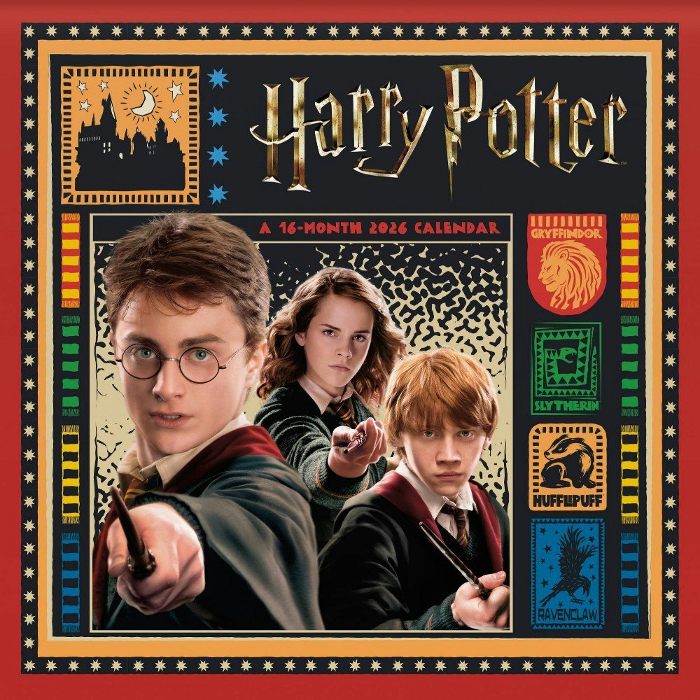 DateWorks 12"x12" 2026 Harry Potter Wall Calendar: $12.99 DateWorks 12"x12" 2026 Harry Potter Wall Calendar: $12.99