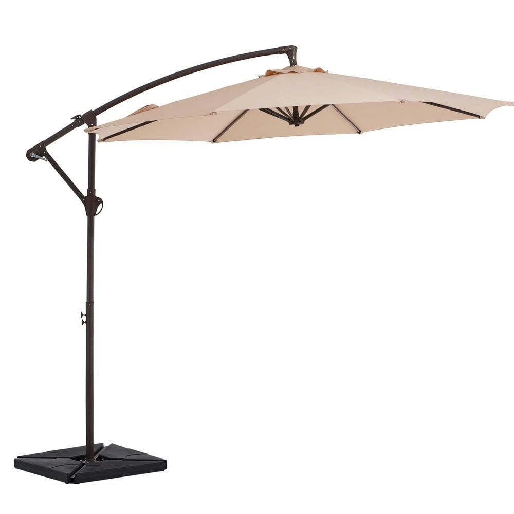 Fundaze 10-Foot Heavy Duty Cantilever Patio Umbrella with Base: $82.49 Fundaze 10-Foot Heavy Duty Cantilever Patio Umbrella with Base: $82.49