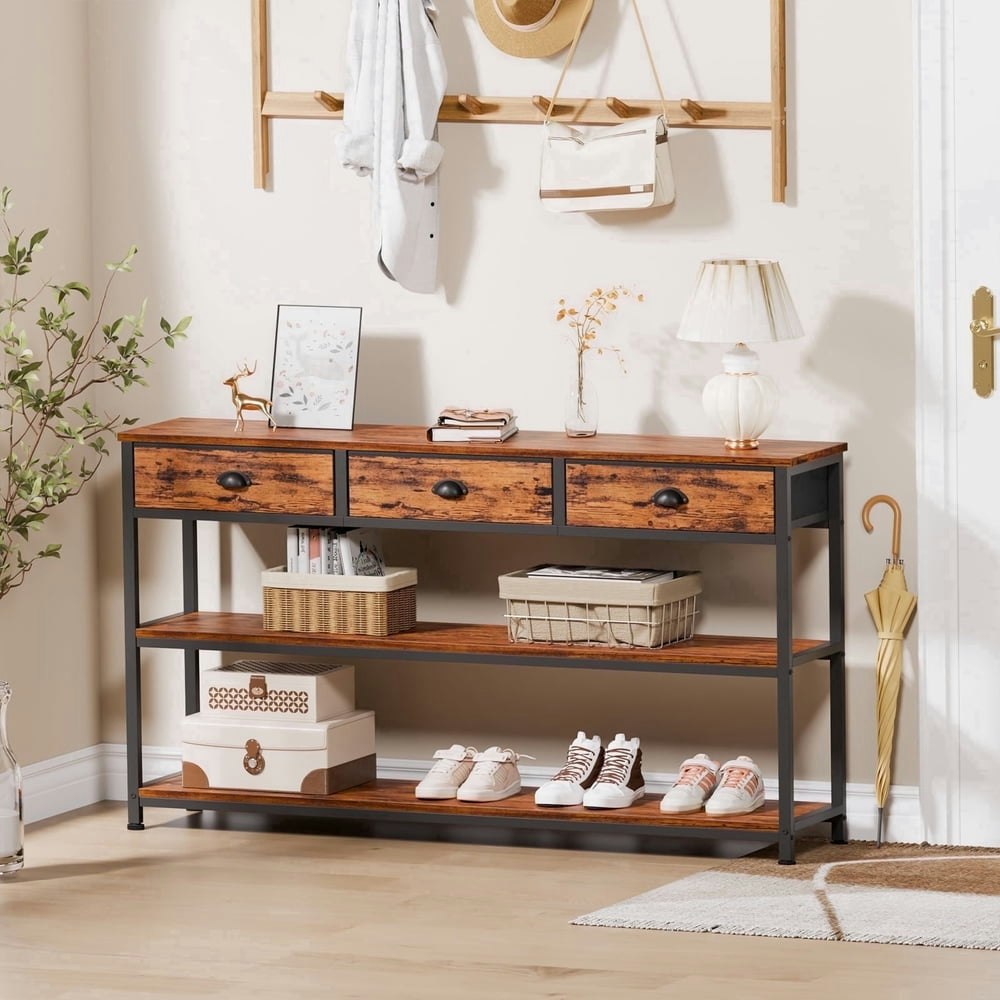 Satifur 47-Inch Entryway Console Table with 3 Drawers: $46.99