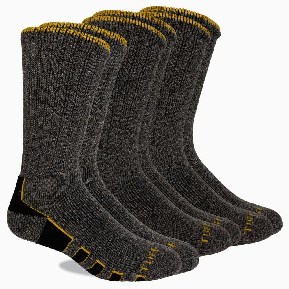 Men's Full Cushioned Heavyweight Wool Blend Work Socks 3-Pack: $27.30