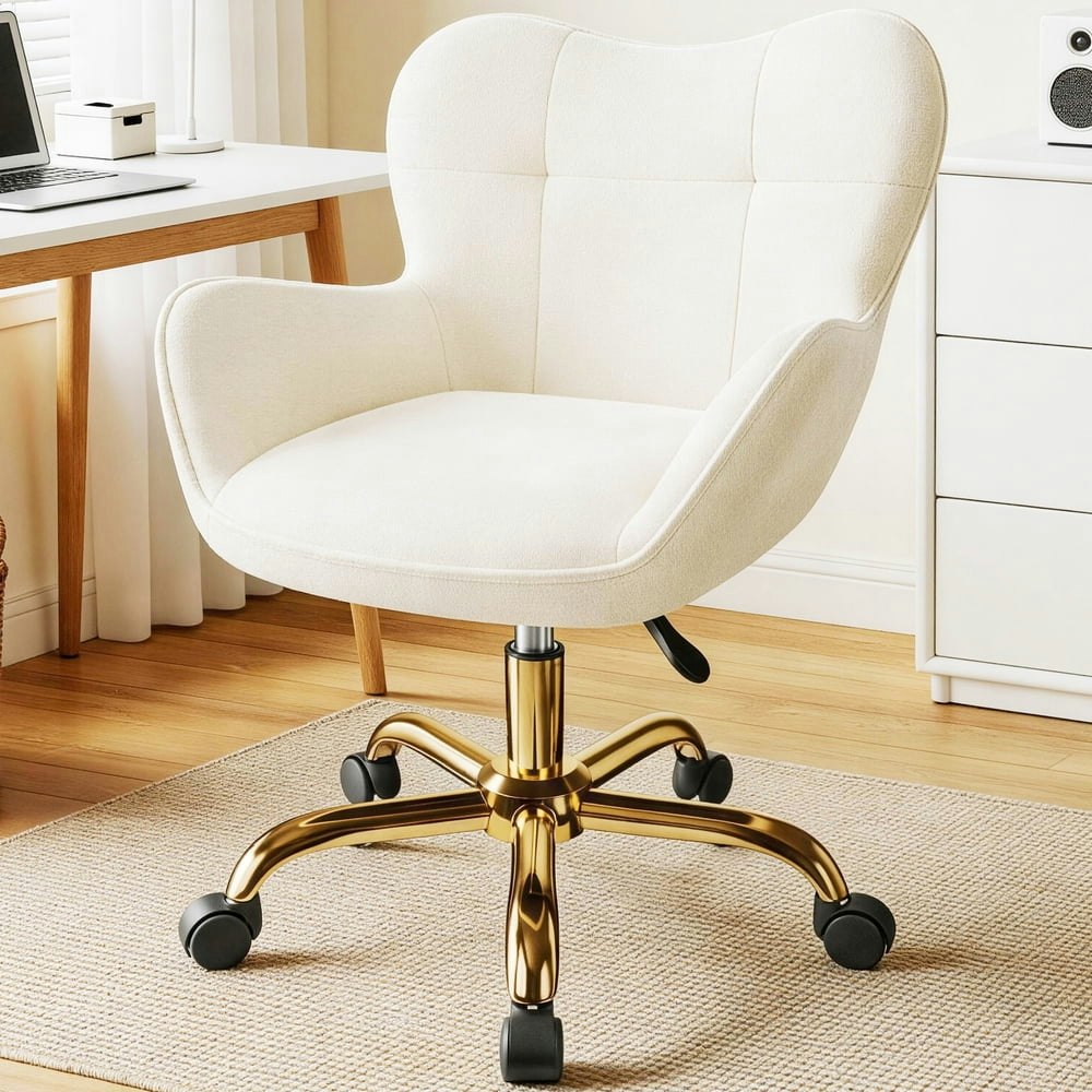 Coohut Velvet Swivel Vanity Chair: $79.99