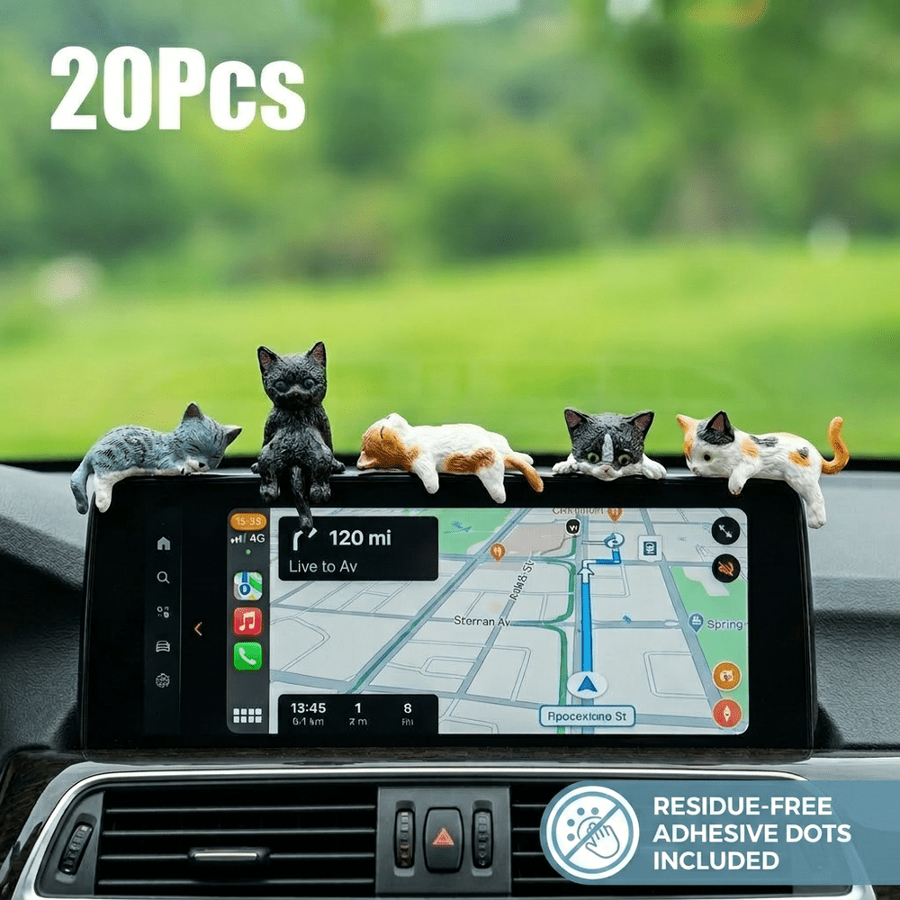 Mini Cat Car Figurine 20-Pack: $10.59