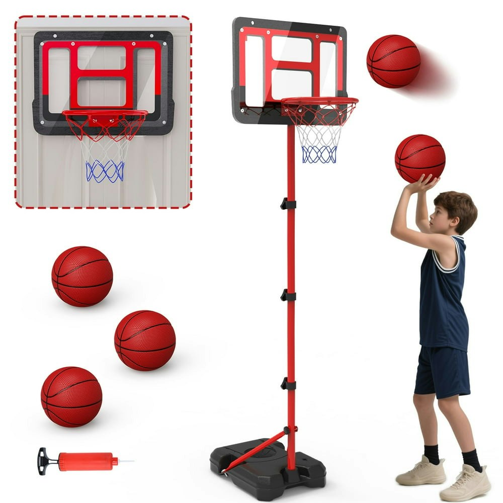 JoyStone Kids Adjustable Basketball Hoop: $36.99