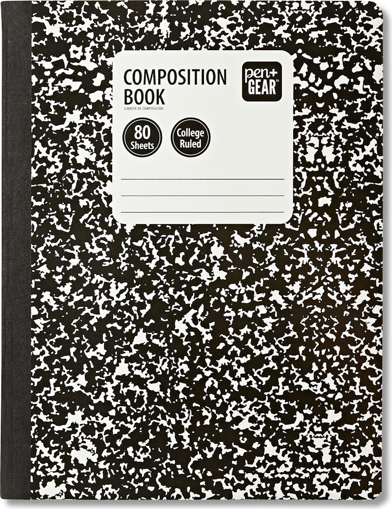 Pen+Gear 7.5" x 9.7" Ruled Composition Book: 38 cents