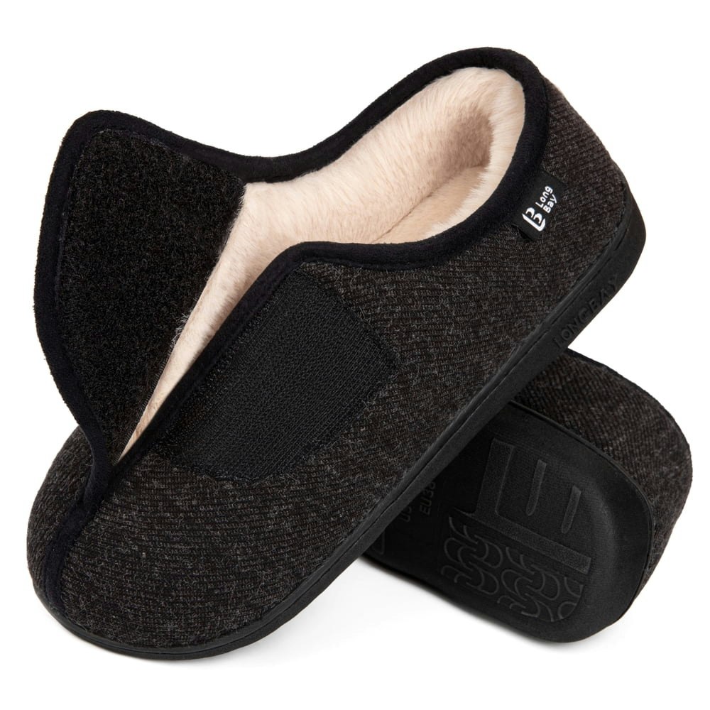 LongBay Women's Adjustable Memory Foam Diabetic Slippers: $18.99 LongBay Women's Adjustable Memory Foam Diabetic Slippers: $18.99