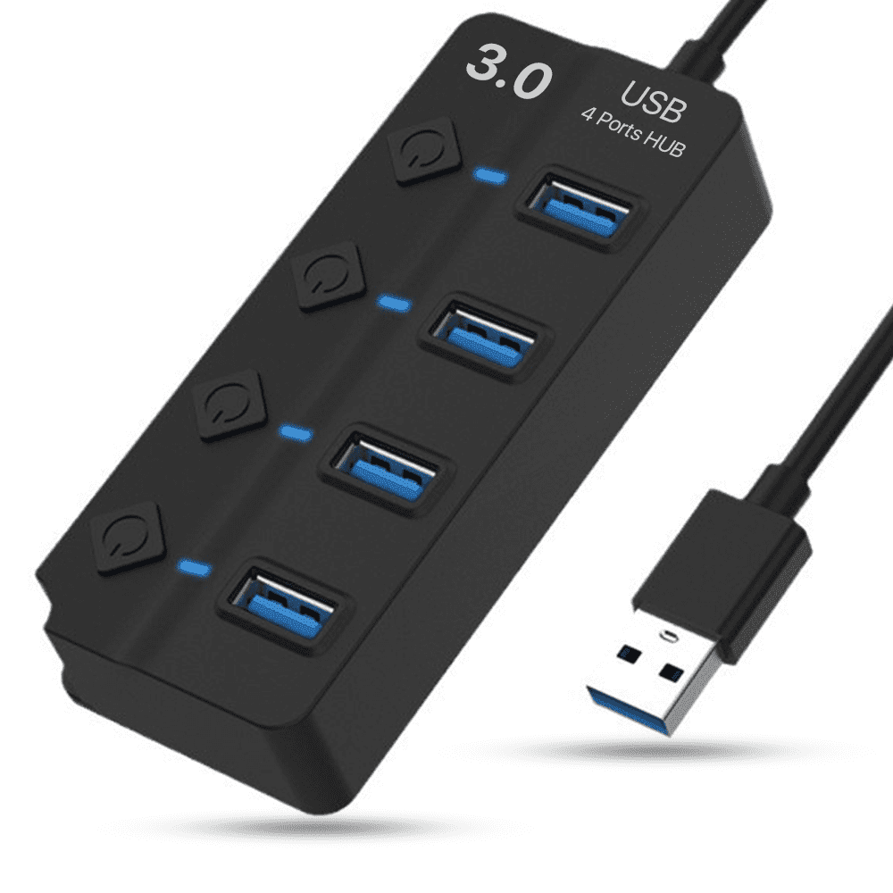 Owntech 4-Port USB 3.0 Hub with Individual Switches: $10.59 Owntech 4-Port USB 3.0 Hub with Individual Switches: $10.59