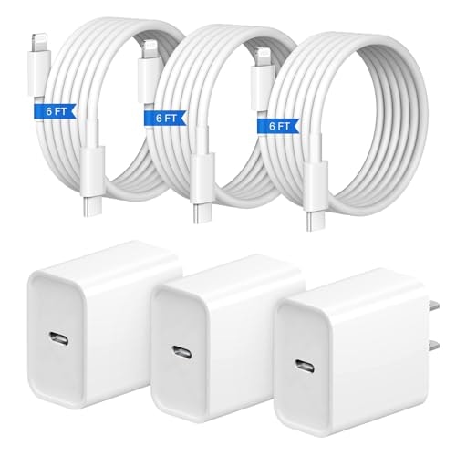 20W USB-C Wall Charger and 6-Foot Cable 3-Pack: $23.90 20W USB-C Wall Charger and 6-Foot Cable 3-Pack: $23.90