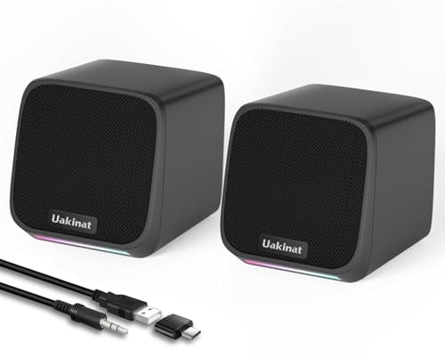 USB Powered 3.5mm Desktop Computer Speakers: $9.99 USB Powered 3.5mm Desktop Computer Speakers: $9.99