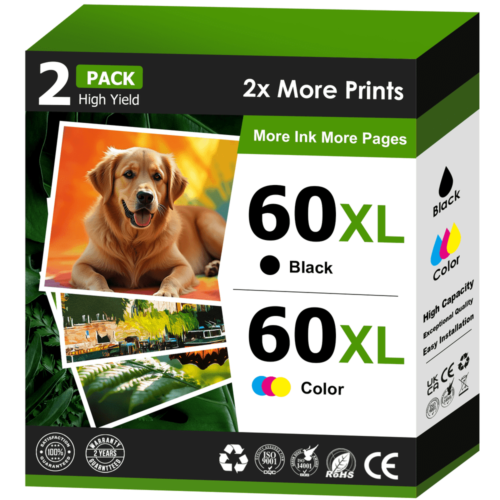 HP 60XL Ink Cartridge 2-Pack: $26.59