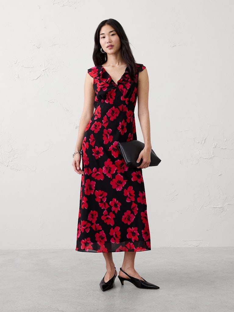 Bias Ruffle Maxi Dress: $43.97 Bias Ruffle Maxi Dress: $43.97